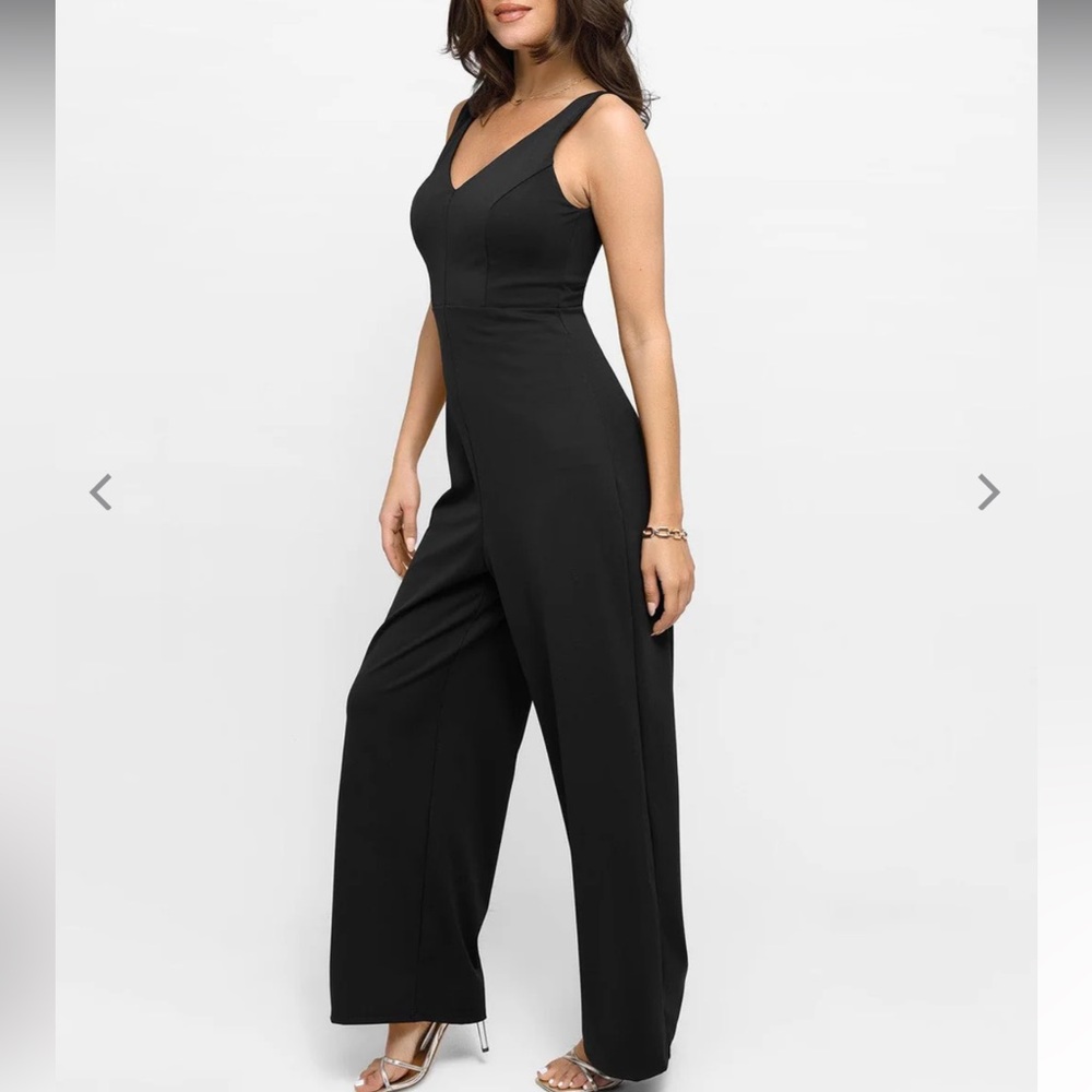 popilush Shapewear Slimming Wide-Leg Jumpsuit - Picture 5 of 12